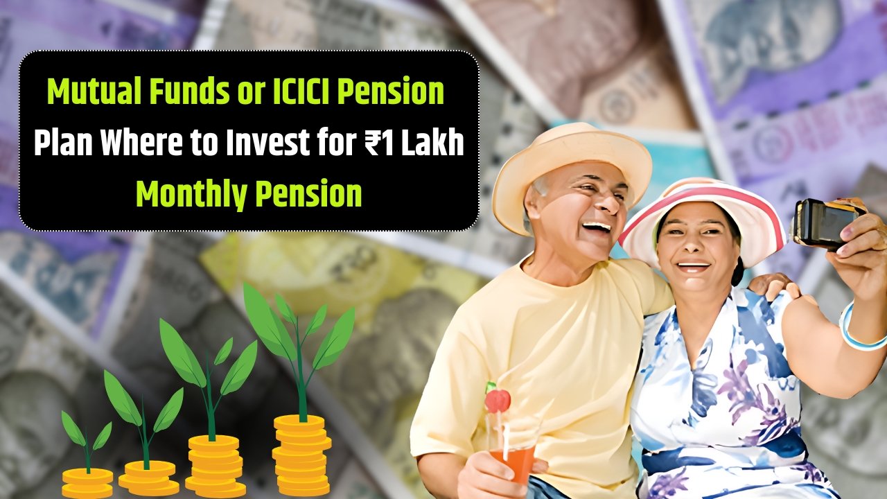 Mutual Funds or ICICI Pension Plan Where to Invest for ₹1 Lakh Monthly Pension