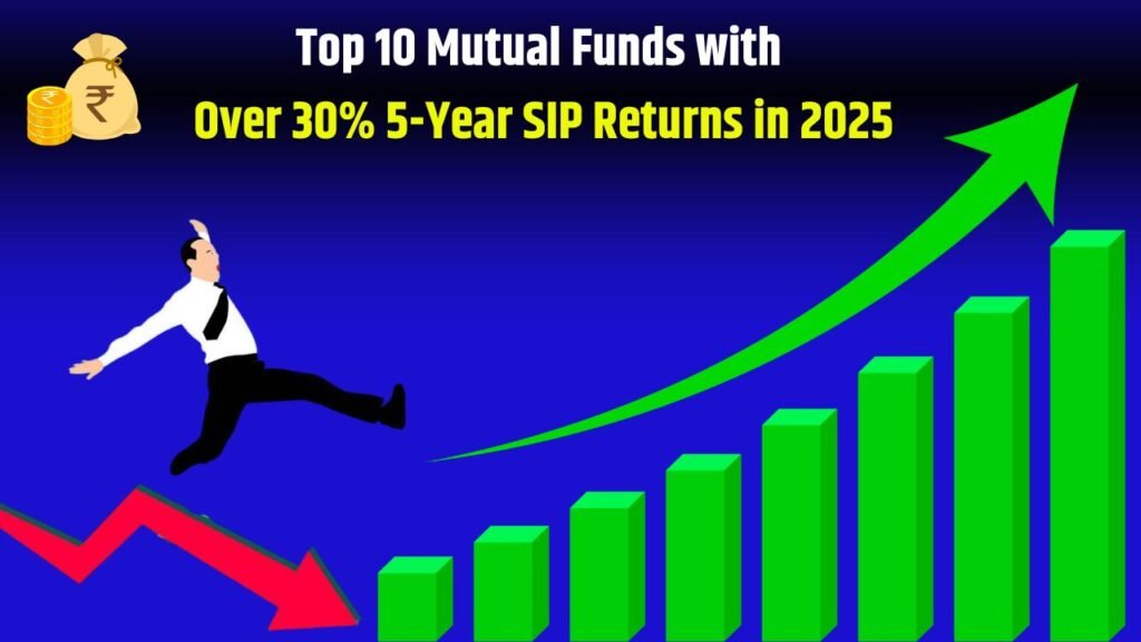 Top 10 Mutual Funds with Over 30% 5-Year SIP Returns in 2025