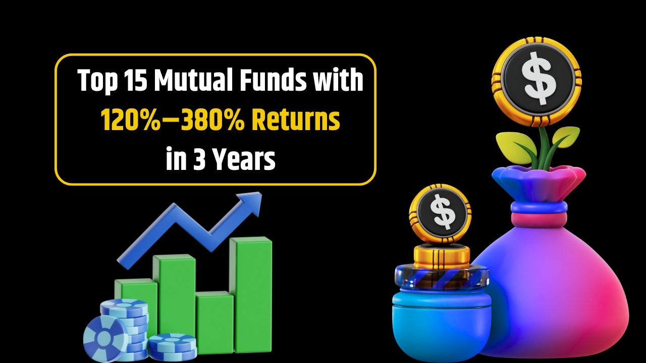 Top 15 Mutual Funds with 120%–380% Returns in 3 Years
