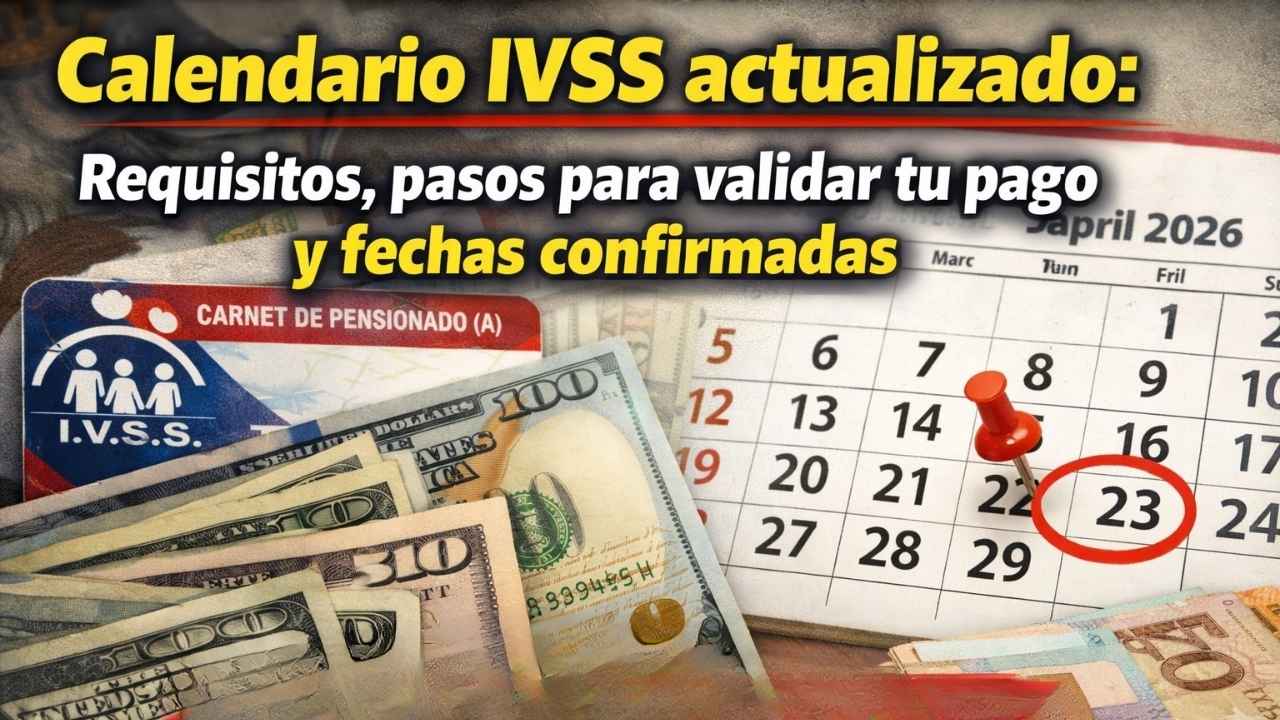 Calendario IVSS actualizado: requisitos, pasos para validar tu pago y fechas confirmadas marzo–abril 2026