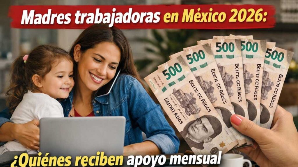 Madres trabajadoras en México 2026: quiénes reciben apoyo mensual y cómo solicitarlo antes de abril