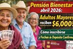 Pensión Bienestar abril 2026: adultos mayores reciben $6,000, cómo inscribirse y fechas de depósito confirmadas