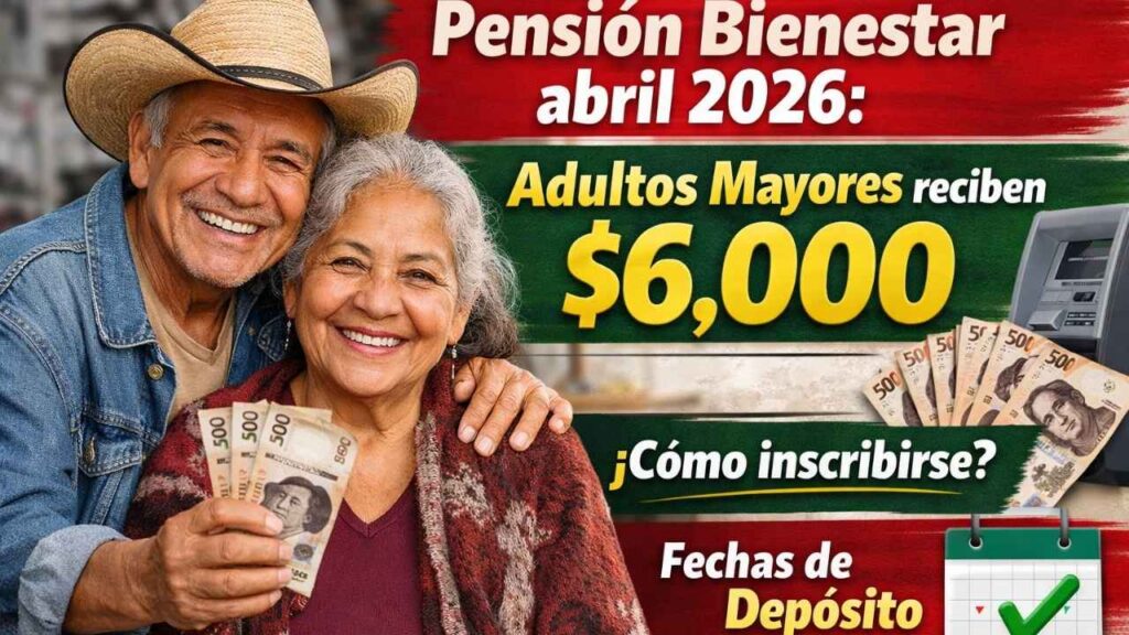 Pensión Bienestar abril 2026: adultos mayores reciben $6,000, cómo inscribirse y fechas de depósito confirmadas