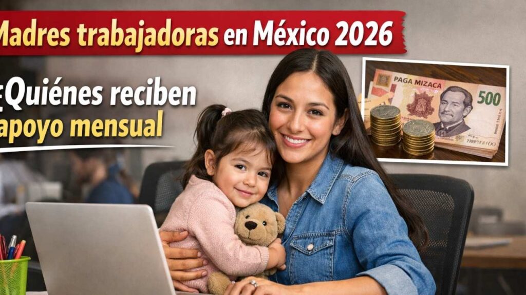 Madres trabajadoras en México 2026: quiénes reciben apoyo mensual y cómo solicitarlo antes de abril