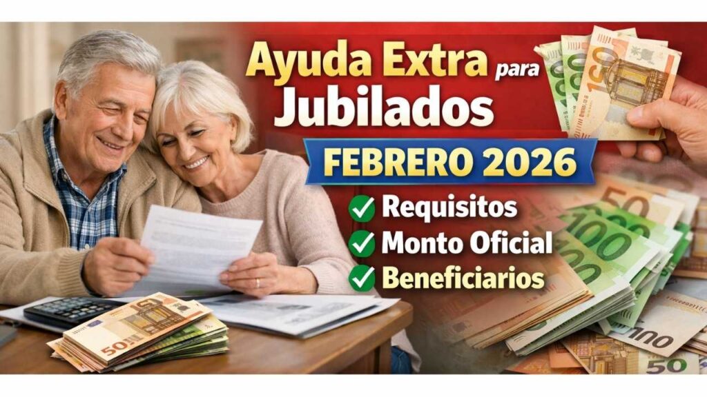 Ayuda extra para jubilados febrero 2026: requisitos, monto oficial, beneficiarios, fechas de acreditación y cómo verificar depósito
